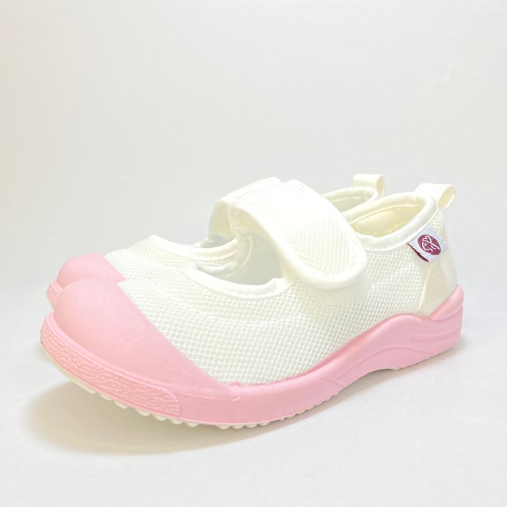 幼兒園室內鞋 送鞋墊 魔鬼氈 帆布 網布 透氣舒適 男童 女童 休閒鞋-圖片-7