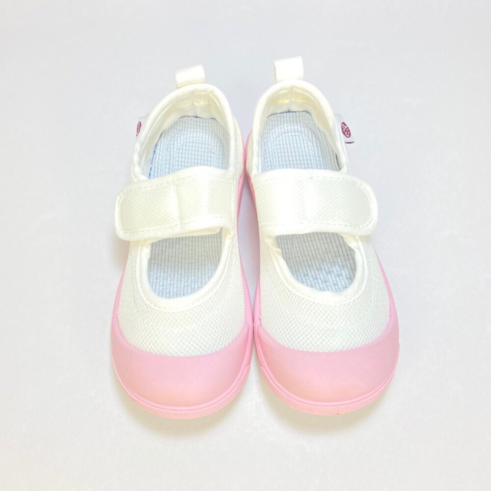 幼兒園室內鞋 送鞋墊 魔鬼氈 帆布 網布 透氣舒適 男童 女童 休閒鞋-圖片-8