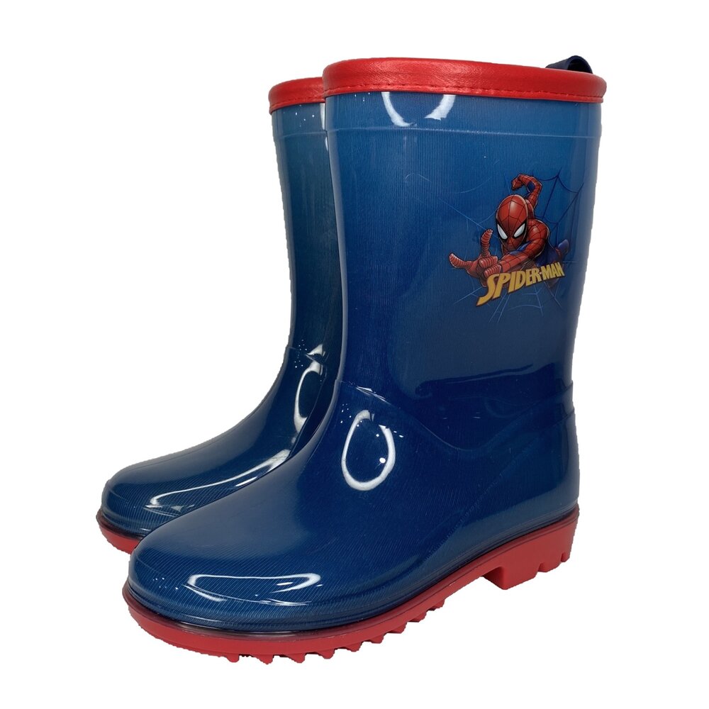 蜘蛛人 兒童雨鞋 冰雪奇緣 男童女童 高筒雨靴 正品授權 雨靴-圖片-1