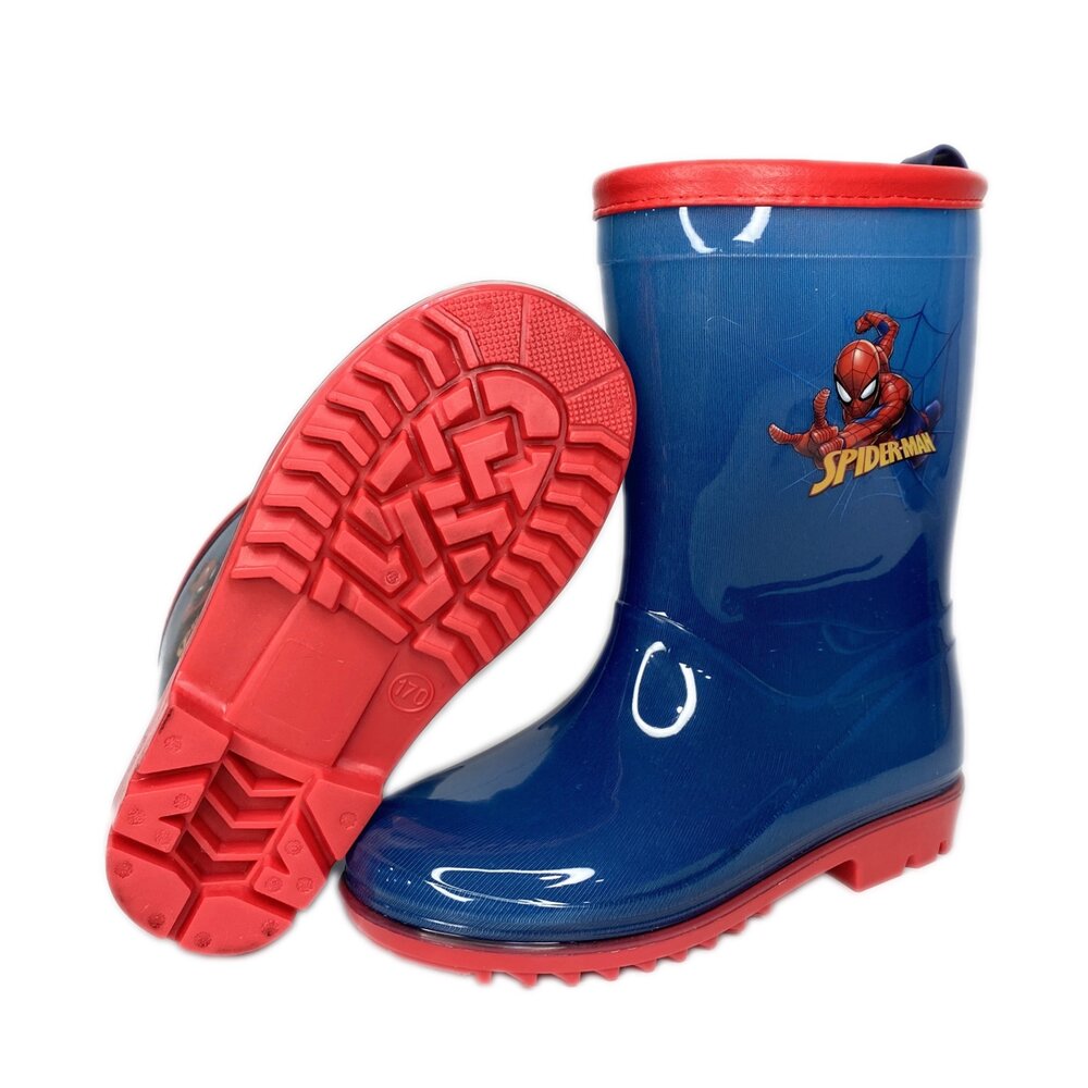 蜘蛛人 兒童雨鞋 冰雪奇緣 男童女童 高筒雨靴 正品授權 雨靴-圖片-4