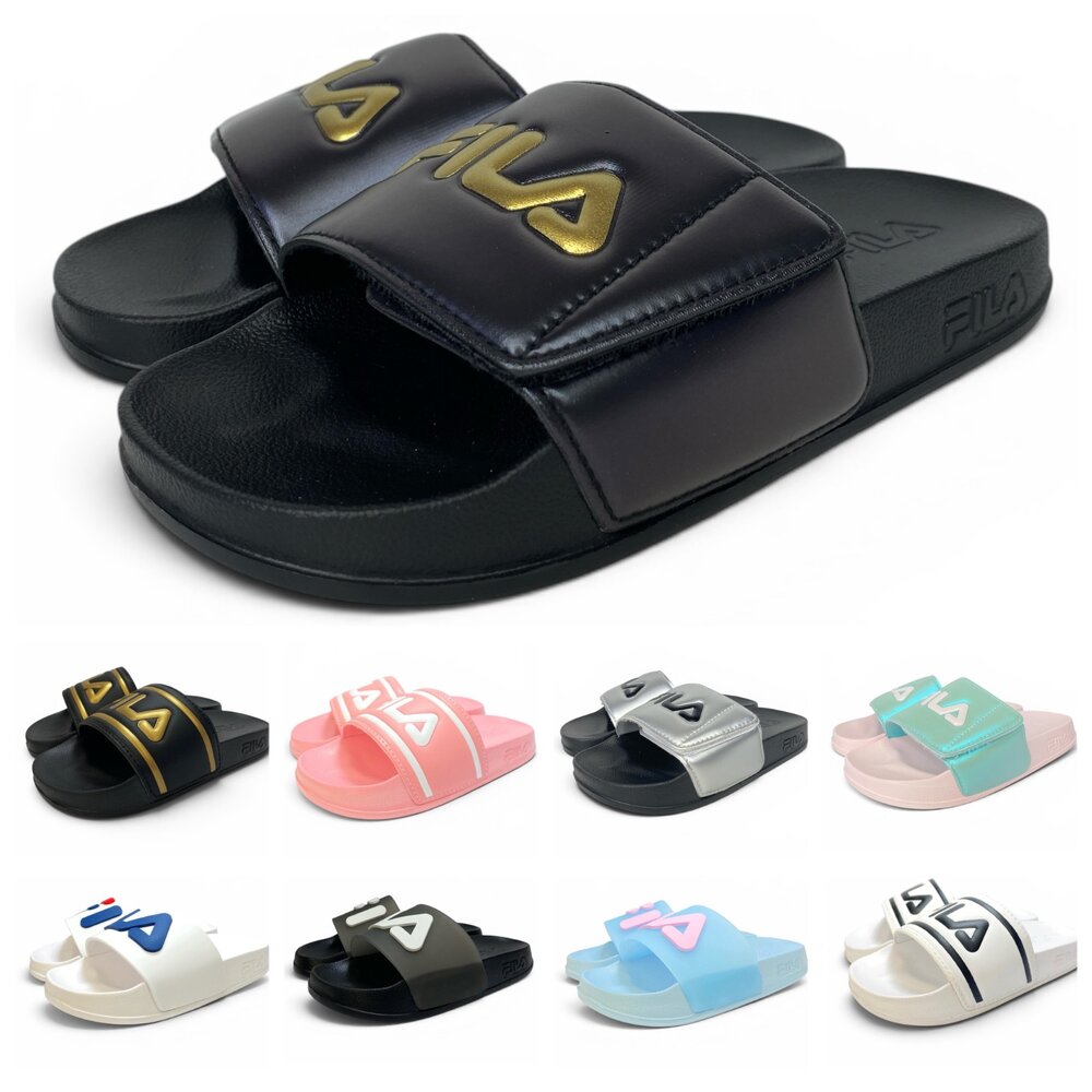 4023778576-Fila 運動拖鞋 休閒輕量玩水 16-24號 厚底 全新正品 防滑 男童女童 女用