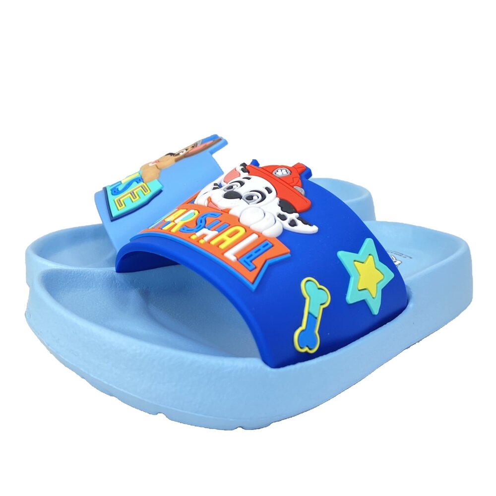 汪汪隊立大功 童鞋 拖鞋 台灣製 男童 女童 15-22號 阿奇 天天-圖片-1