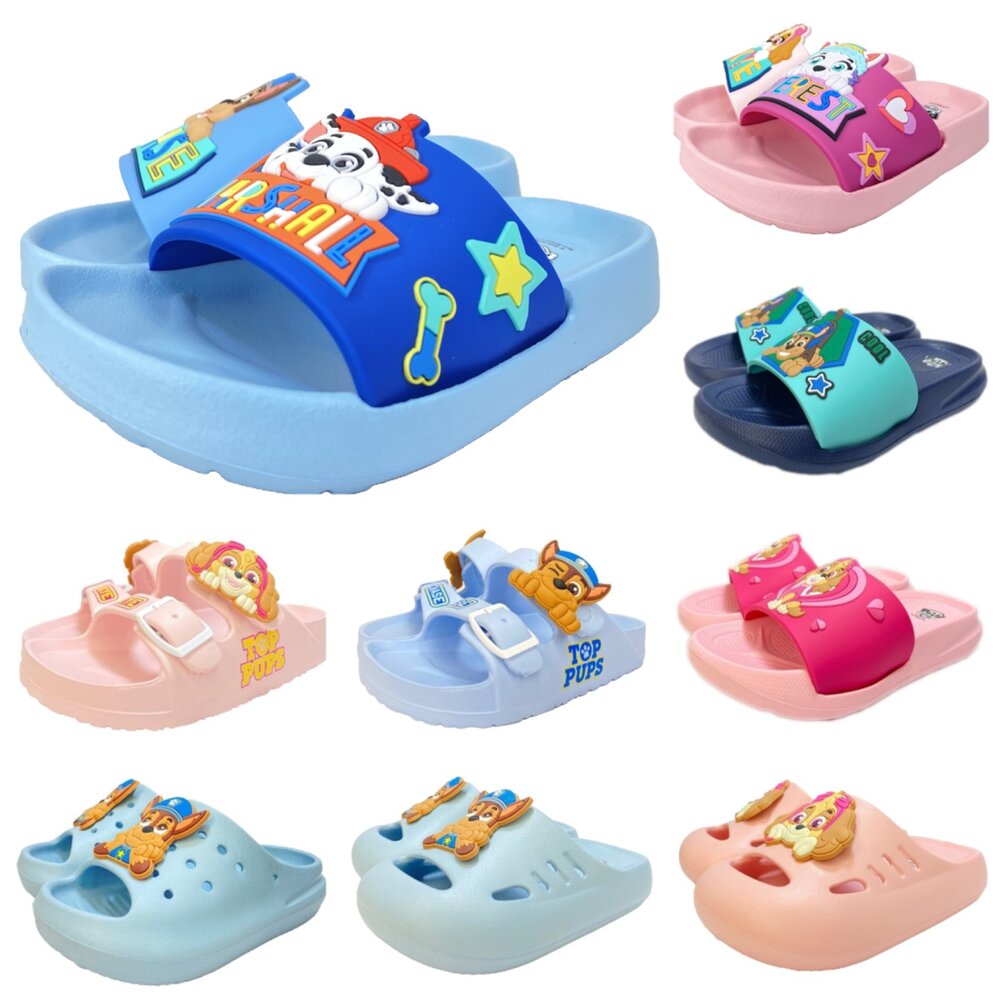 4262836808-汪汪隊立大功 童鞋 拖鞋 台灣製 男童 女童 15-22號 阿奇 天天