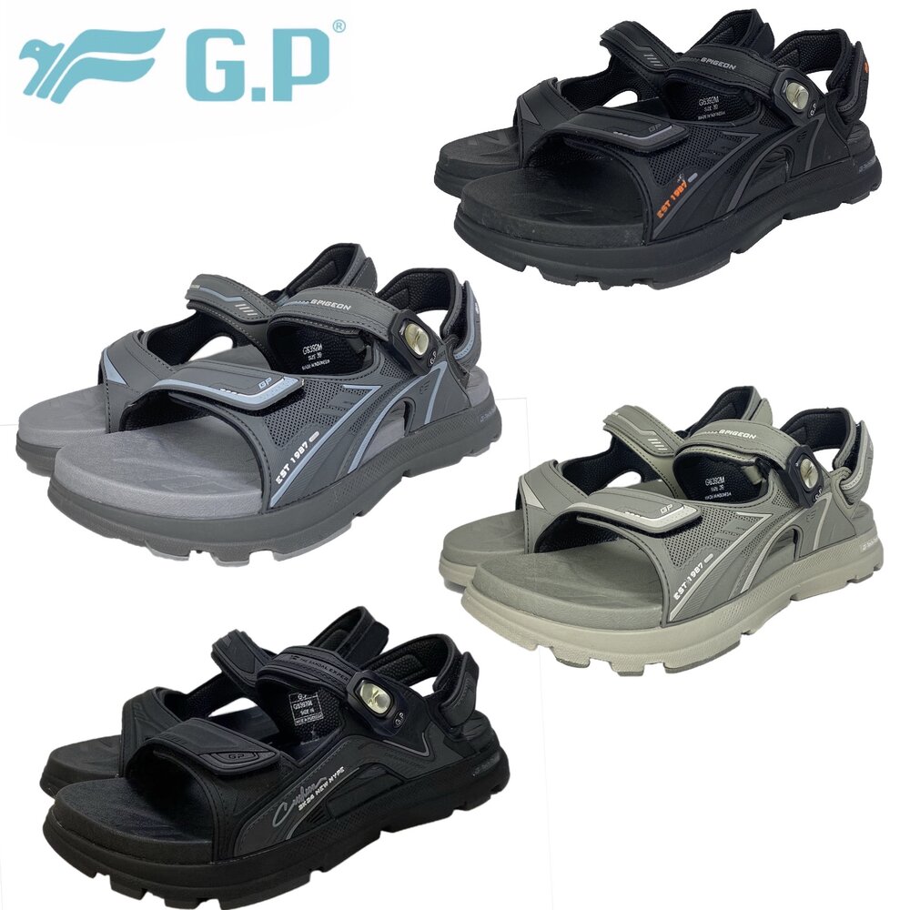 GP 運動涼鞋 男生涼鞋 39-45號 加厚款 防水防滑 G6392M 封面照片