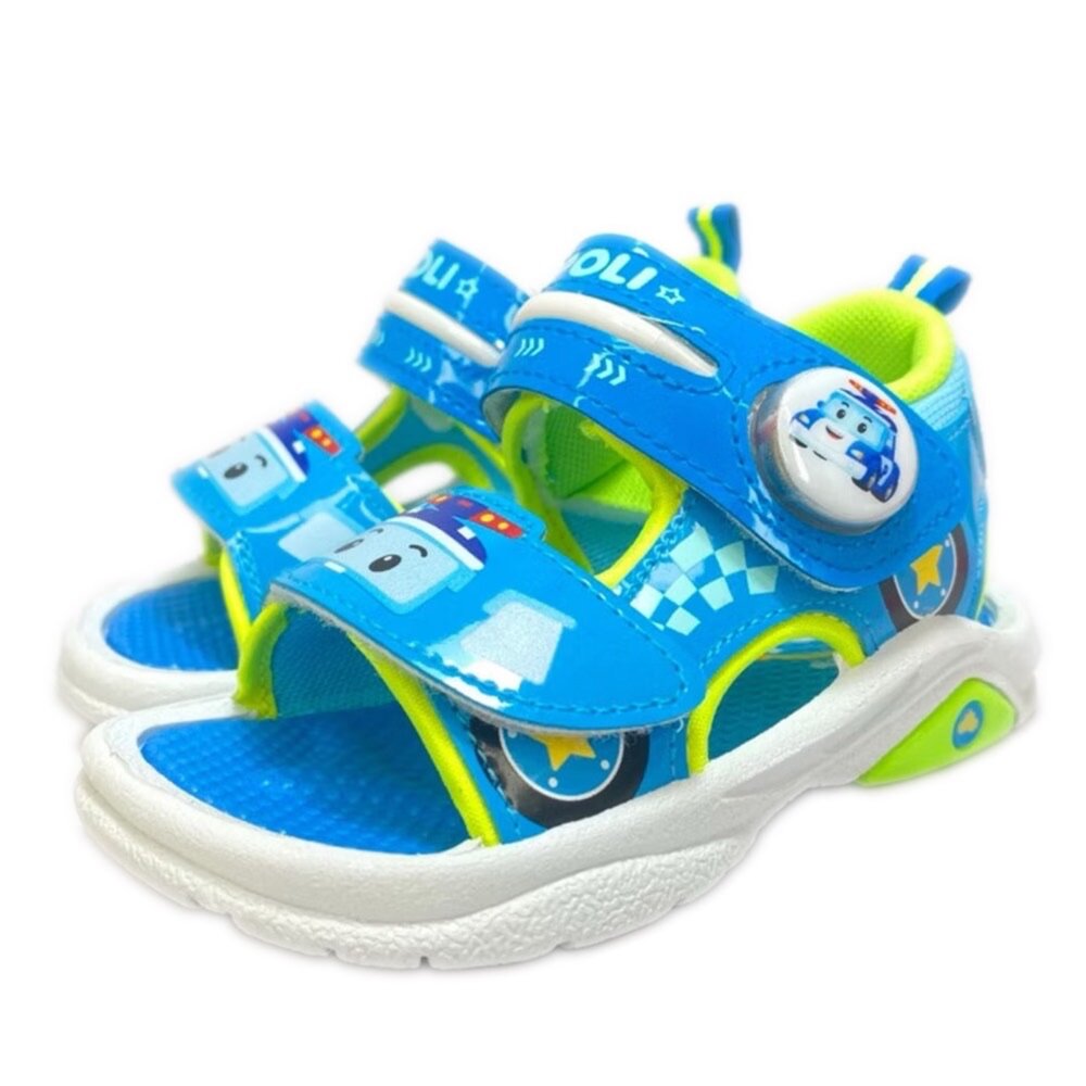 波力涼鞋 童鞋 運動休閒電燈涼鞋 安寶羅伊 台灣製 16-20號 男童女童 幼稚園國小-圖片-4