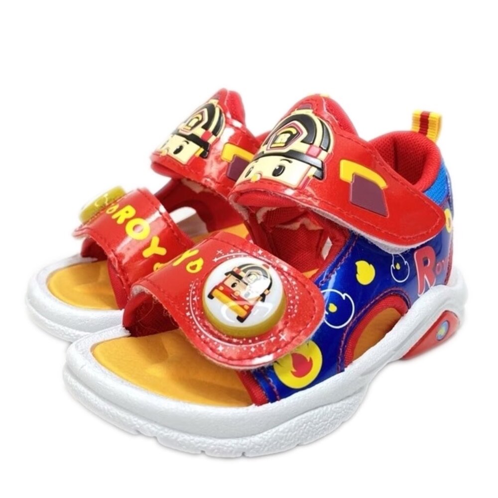 波力涼鞋 童鞋 運動休閒電燈涼鞋 安寶羅伊 台灣製 16-20號 男童女童 幼稚園國小-圖片-6