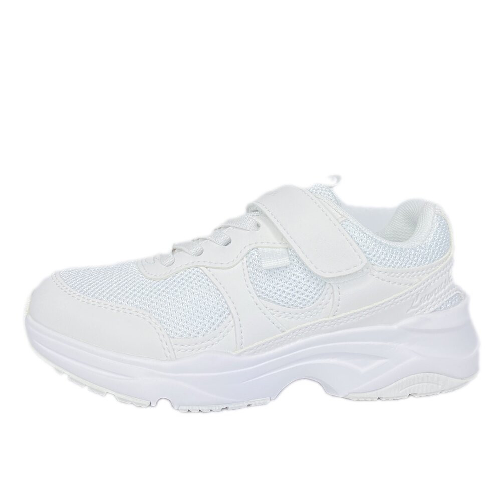 Moonstar 全白運動鞋 學生鞋 球鞋 新款 白色 月星 大童 中童 寬楦 3E-圖片-6