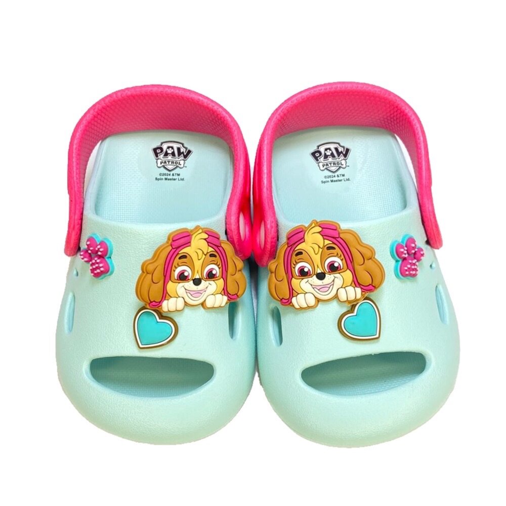 汪汪隊 園丁鞋 男童前包玩水 台灣製 15-22號 布希鞋 拖鞋 女童-圖片-8