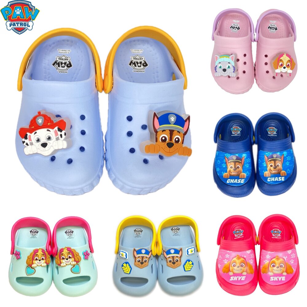 汪汪隊園丁鞋男童前包玩水台灣製15-22號布希鞋拖鞋女童