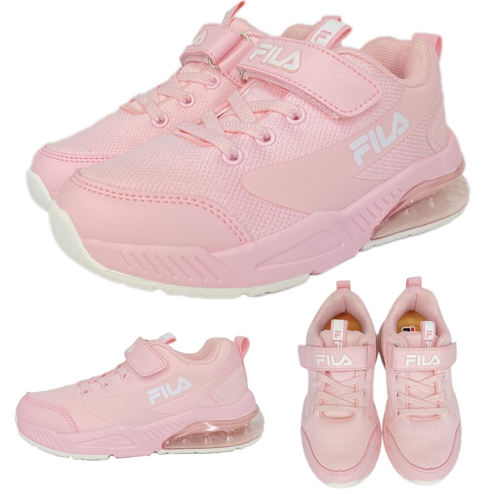 Fila 氣墊運動鞋 旋鈕鞋 球鞋 矯正鞋 康特杯 氣墊鞋 正品 男童女童 童鞋-圖片-6