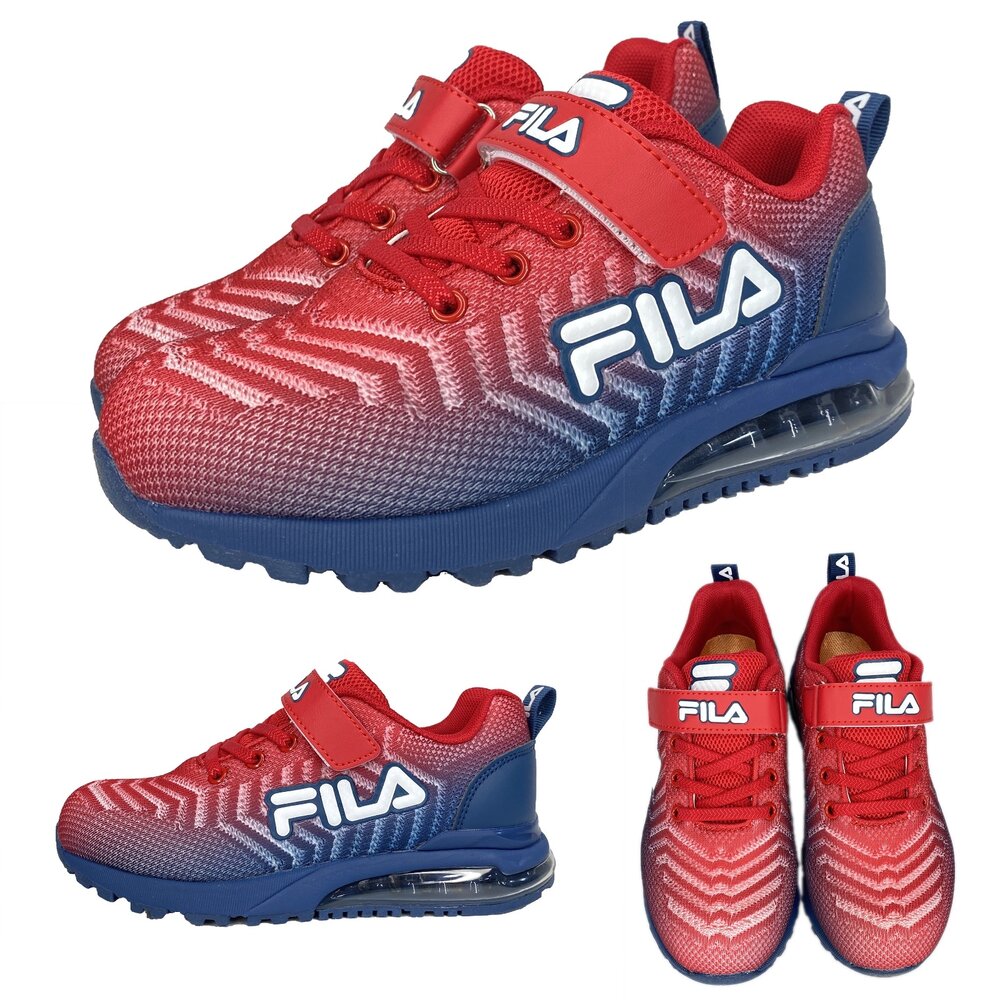 Fila 氣墊運動鞋 旋鈕鞋 球鞋 矯正鞋 康特杯 氣墊鞋 正品 男童女童 童鞋-圖片-8