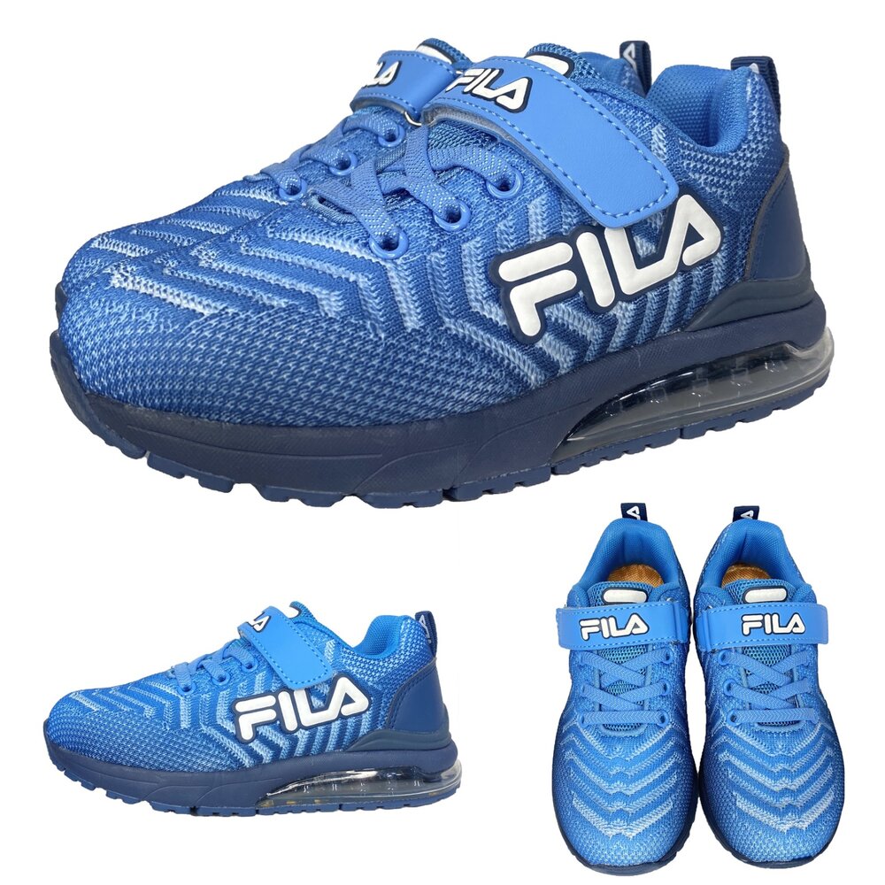 Fila 氣墊運動鞋 旋鈕鞋 球鞋 矯正鞋 康特杯 氣墊鞋 正品 男童女童 童鞋-圖片-10