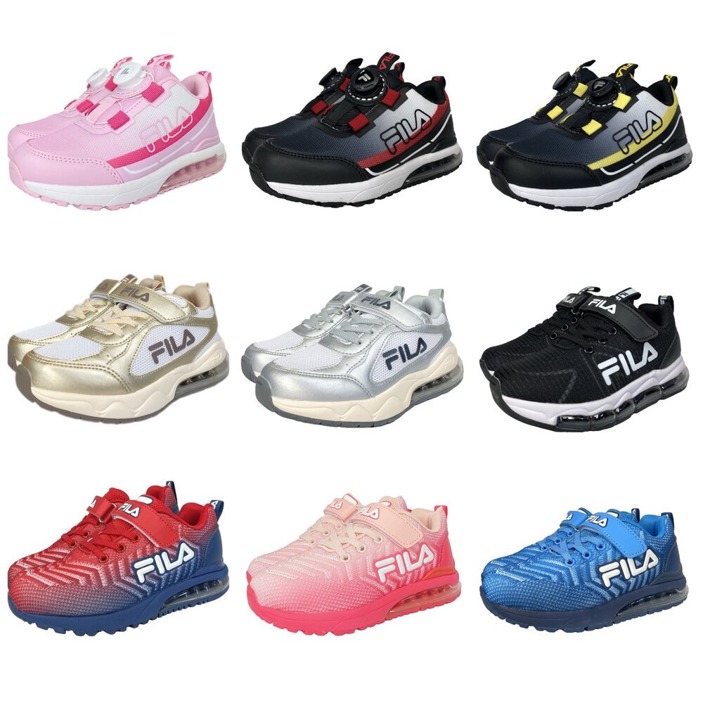 6531540302-Fila 氣墊運動鞋 旋鈕鞋 球鞋 矯正鞋 康特杯 氣墊鞋 正品 男童女童 童鞋