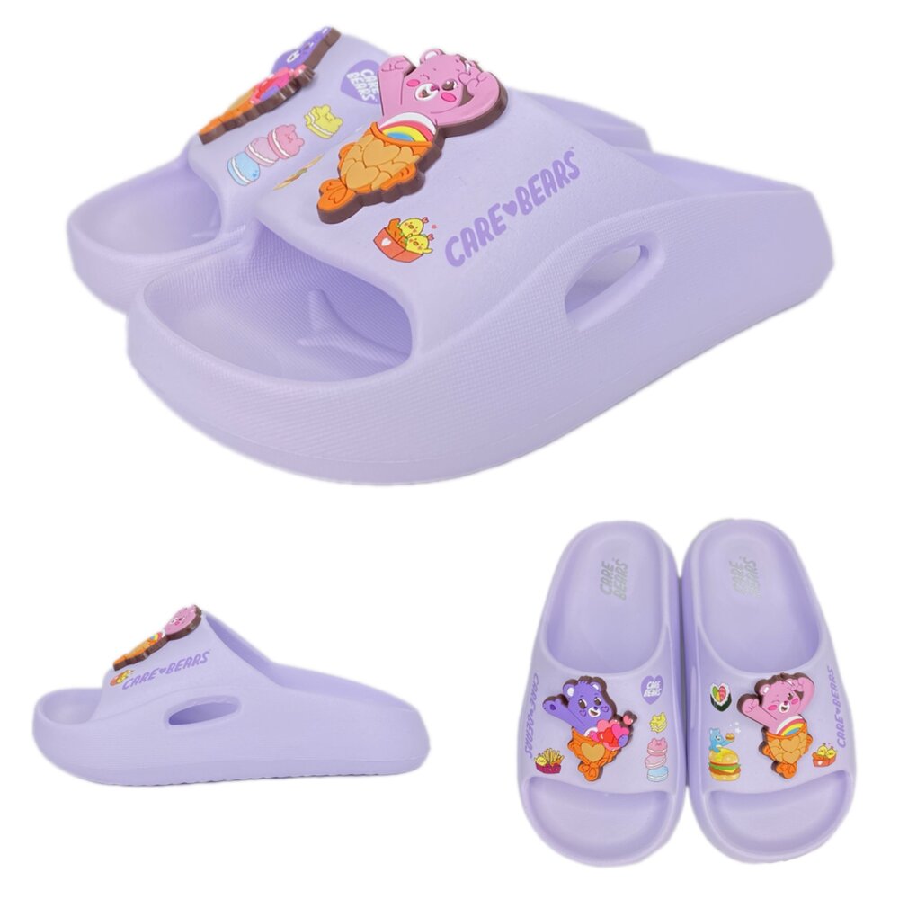 彩虹熊 女童拖鞋 園丁鞋 洞洞鞋 CareBears 兒童 涼鞋 16-24號-圖片-1