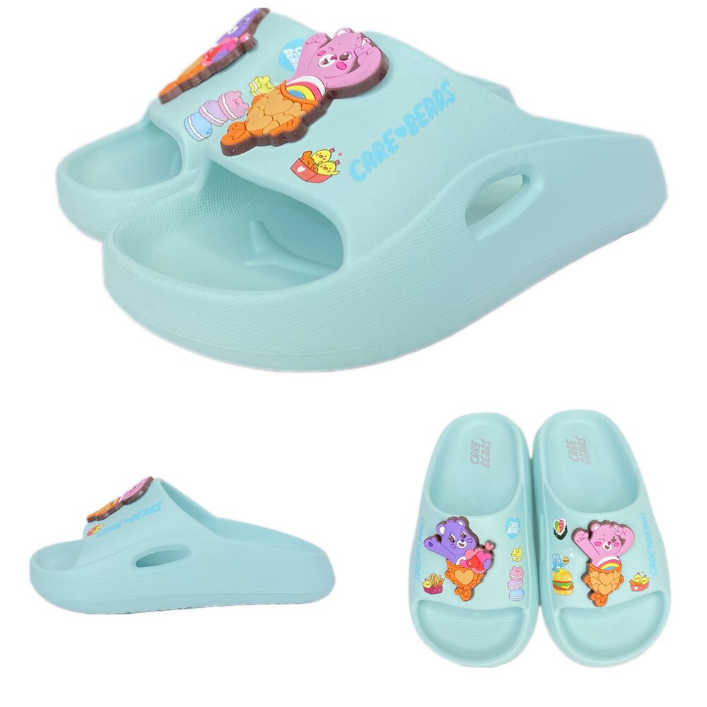 彩虹熊 女童拖鞋 園丁鞋 洞洞鞋 CareBears 兒童 涼鞋 16-24號-圖片-2