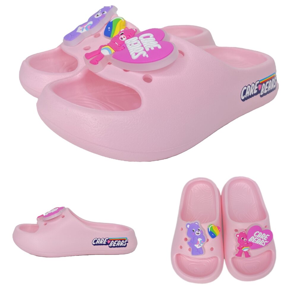 彩虹熊 女童拖鞋 園丁鞋 洞洞鞋 CareBears 兒童 涼鞋 16-24號-圖片-3