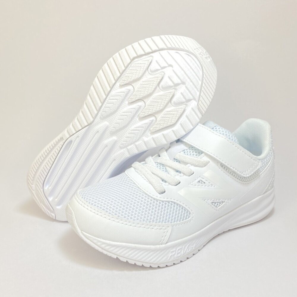 New balance 全白球鞋 白色運動鞋 學生鞋 魔鬼氈 全新正品 紐巴倫 570系列-圖片-10