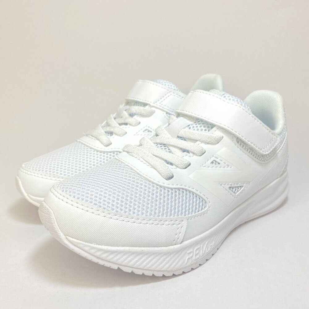 New balance 全白球鞋 白色運動鞋 學生鞋 魔鬼氈 全新正品 紐巴倫 570系列-圖片-7