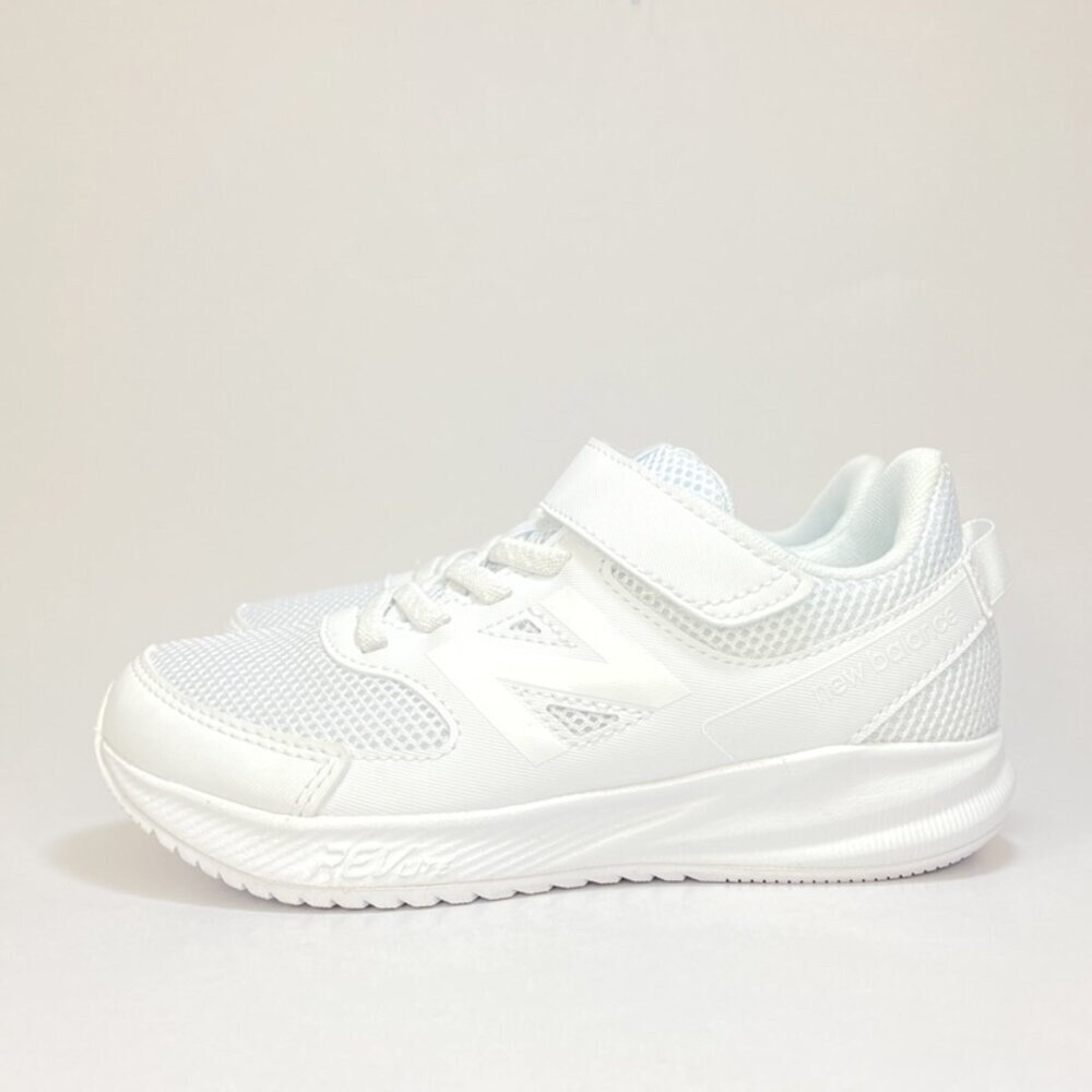 New balance 全白球鞋 白色運動鞋 學生鞋 魔鬼氈 全新正品 紐巴倫 570系列-圖片-9