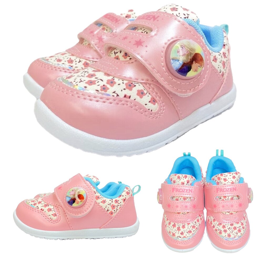 冰雪奇緣 運動鞋 電燈鞋 蘇菲亞公主 球鞋 童鞋 布鞋 迪士尼公主 魔鬼氈 艾莎 安娜-圖片-3