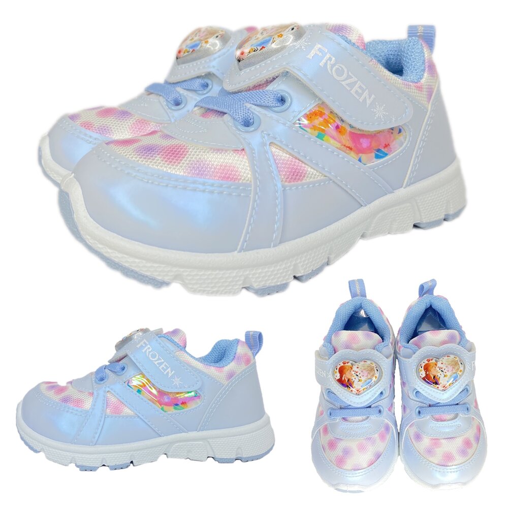 冰雪奇緣 運動鞋 電燈鞋 蘇菲亞公主 球鞋 童鞋 布鞋 迪士尼公主 魔鬼氈 艾莎 安娜-圖片-4
