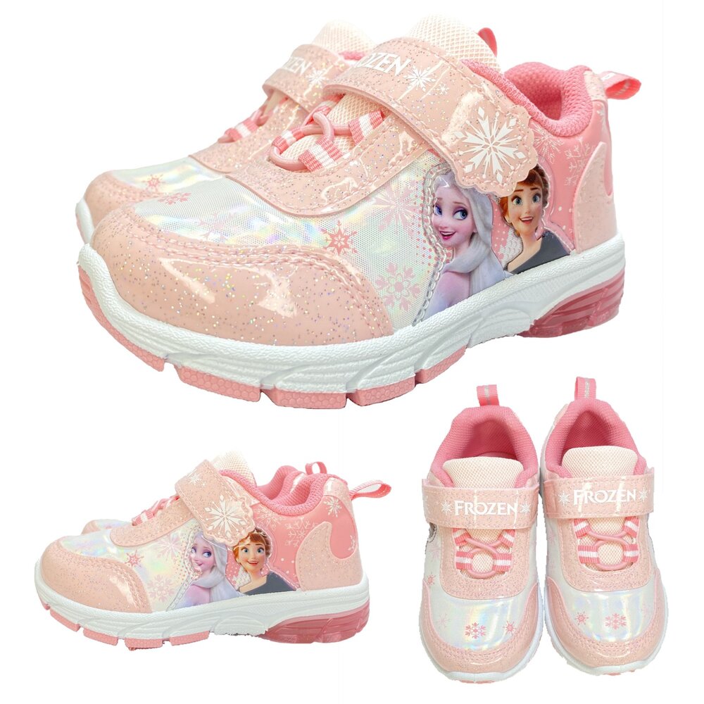 冰雪奇緣 運動鞋 電燈鞋 蘇菲亞公主 球鞋 童鞋 布鞋 迪士尼公主 魔鬼氈 艾莎 安娜-圖片-5