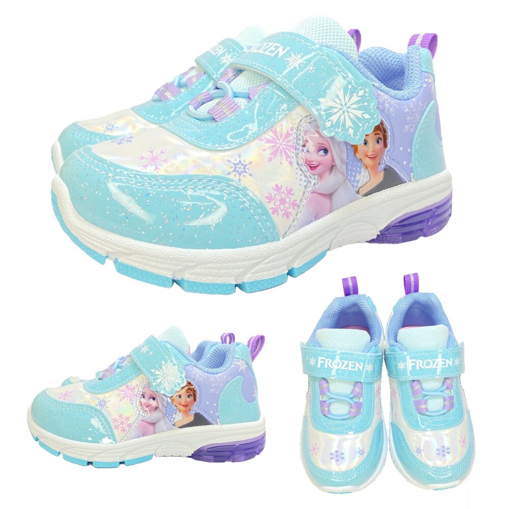 冰雪奇緣 運動鞋 電燈鞋 蘇菲亞公主 球鞋 童鞋 布鞋 迪士尼公主 魔鬼氈 艾莎 安娜-圖片-6