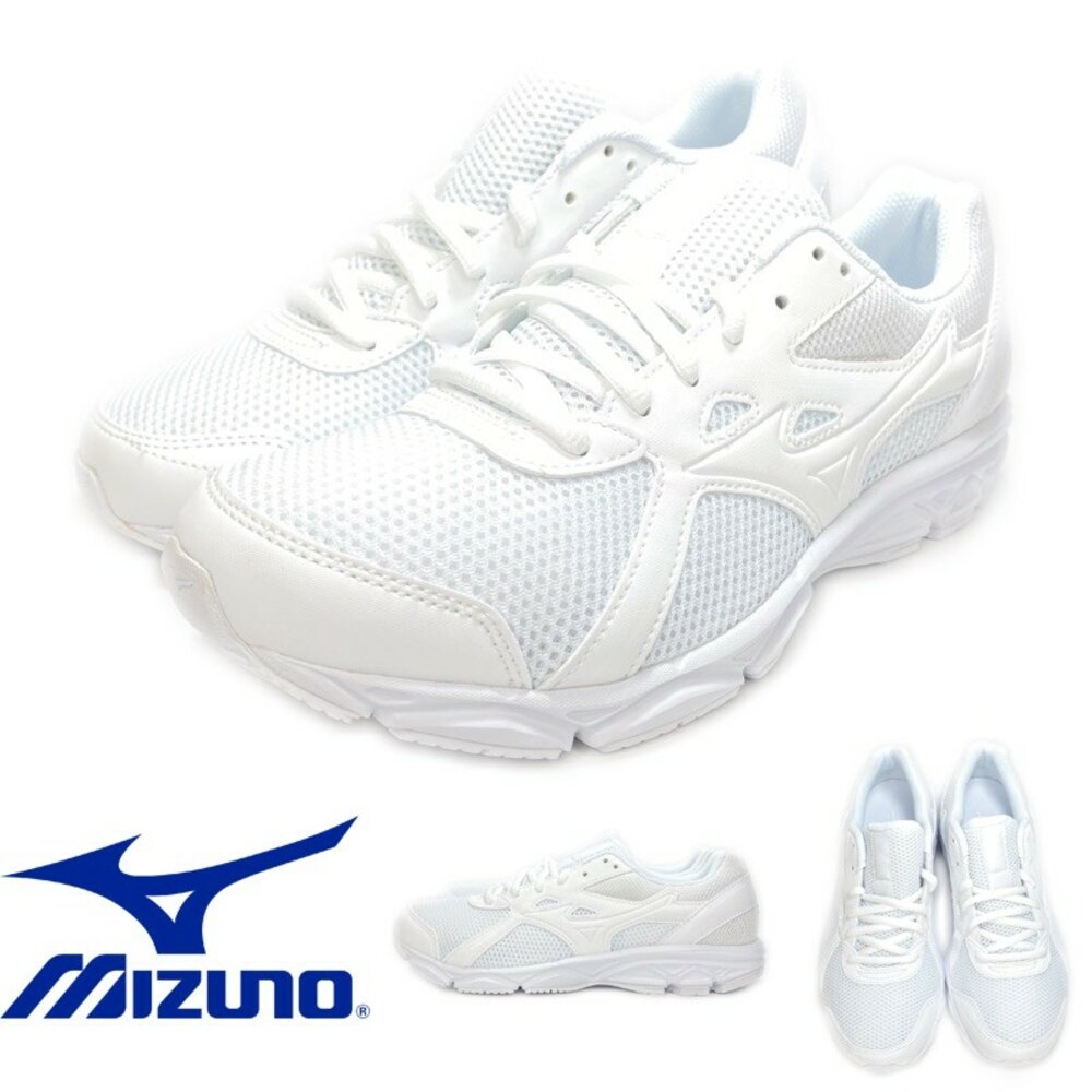 8518985-全新  美津濃 mizuno 全白球鞋 情侶鞋 學生鞋