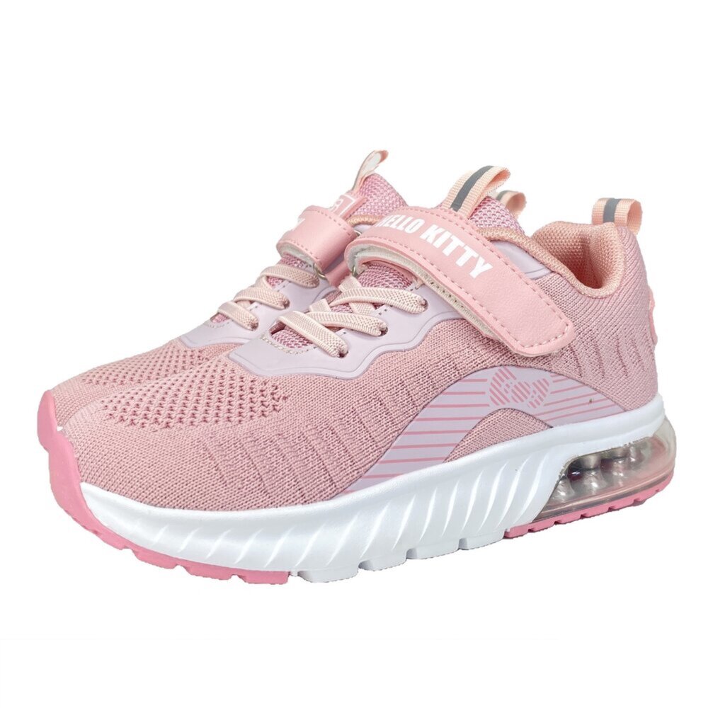 凱蒂貓 女童運動鞋 氣墊鞋 童鞋 Hellokitty 全白布鞋 球鞋 31-37號-圖片-9