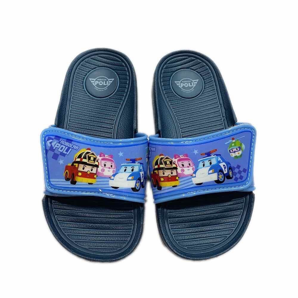 兒童拖鞋 波力 蜘蛛人 台灣製 🔥現貨秒出🔥 男童 休閒玩水 中童 漫威-圖片-3