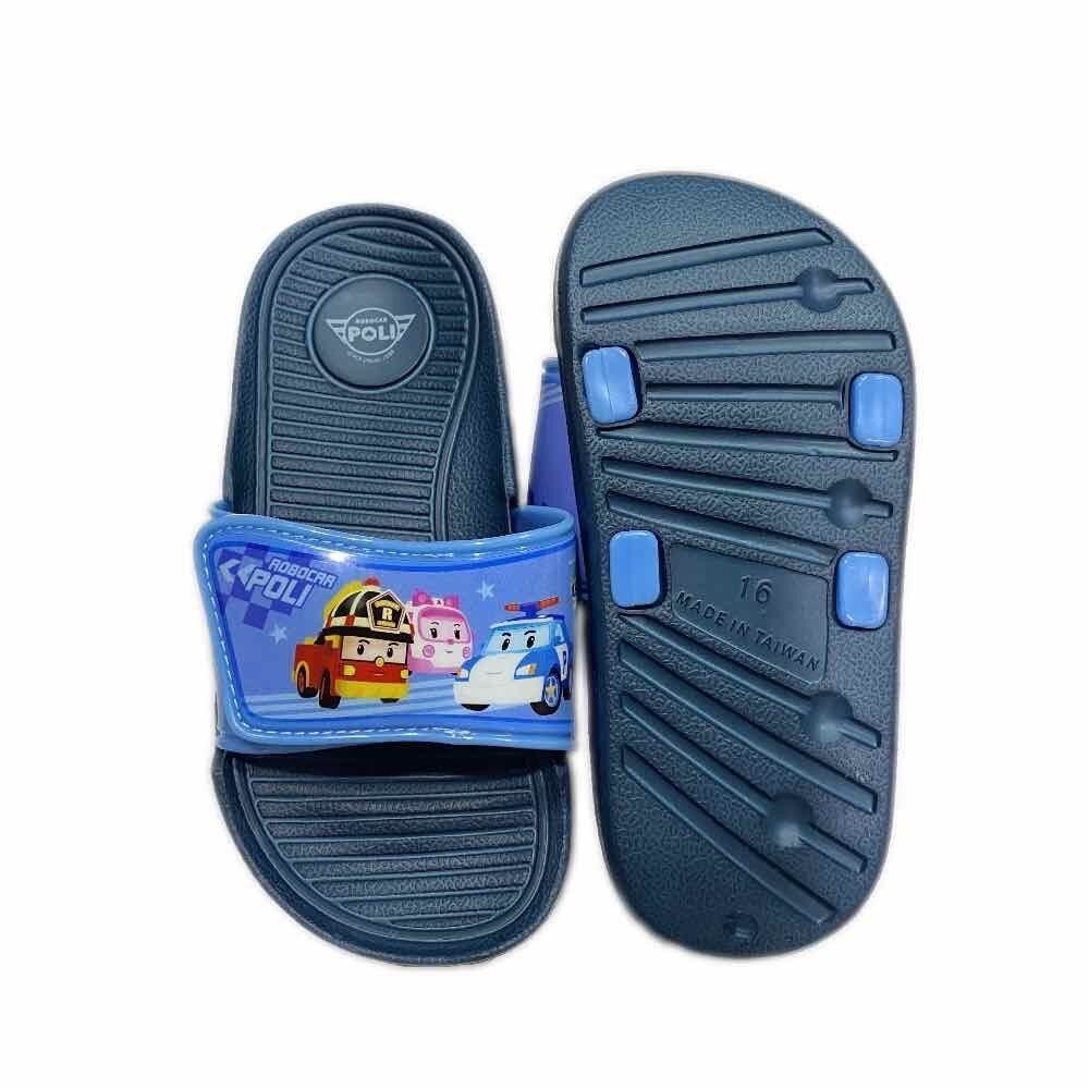 兒童拖鞋 波力 蜘蛛人 台灣製 🔥現貨秒出🔥 男童 休閒玩水 中童 漫威-圖片-4