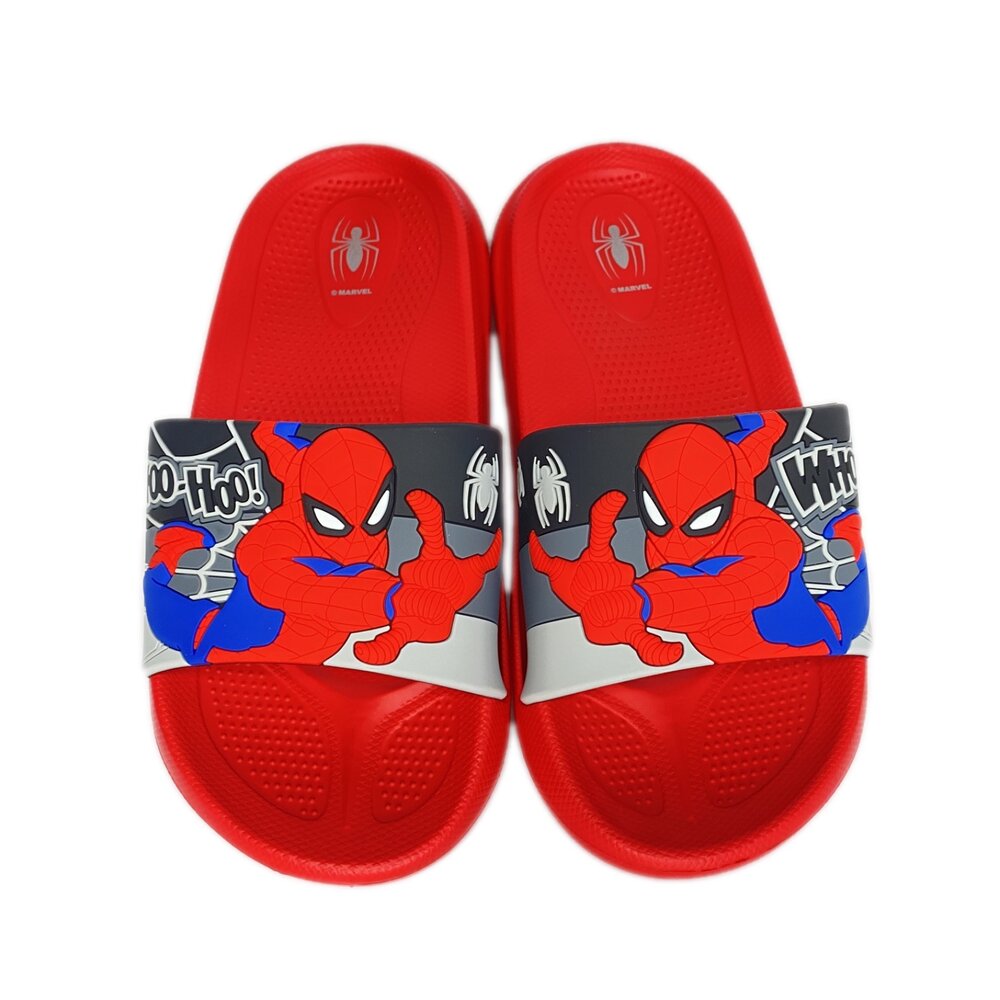 兒童拖鞋 波力 蜘蛛人 台灣製 🔥現貨秒出🔥 男童 休閒玩水 中童 漫威-圖片-6