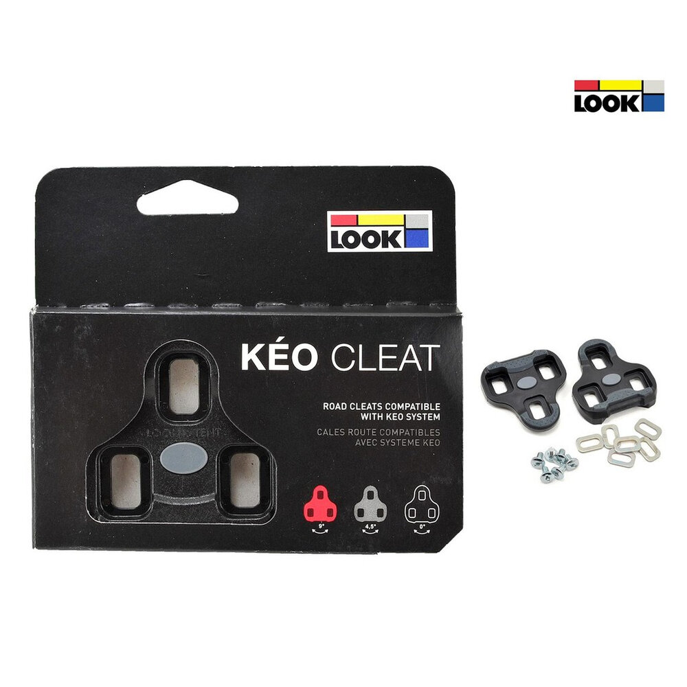LOOK 扣片 KEO GRIP CLEAT 扣片【防滑】卡踏底板 (鞋底板) 可洞角度0度/4.5度-圖片-2