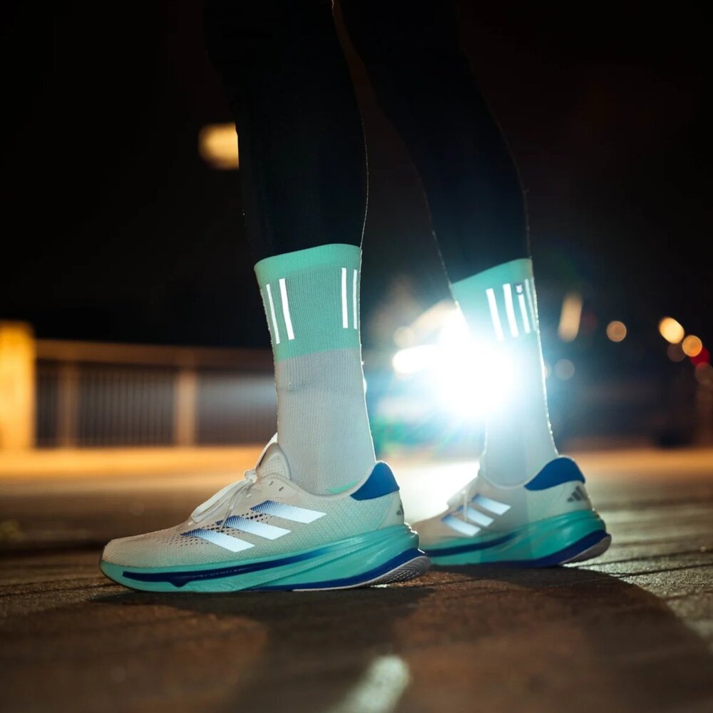 INCYLENCE HIGH-VIZ V3 反光跑步機能襪 BLUE 藍色-圖片-5