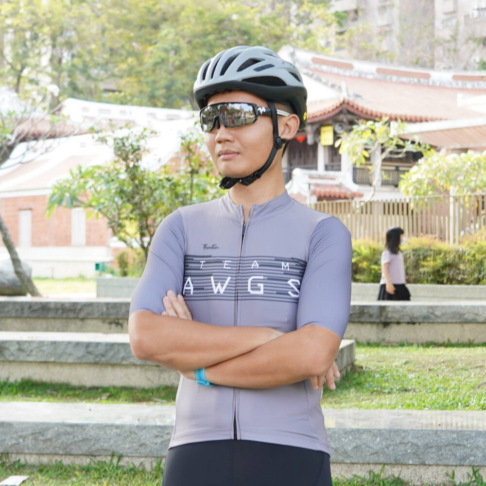 TEAM AWGS 車隊版車衣 Frontier競賽版型 快速排汗 修身 灰色肥宅版-圖片-2