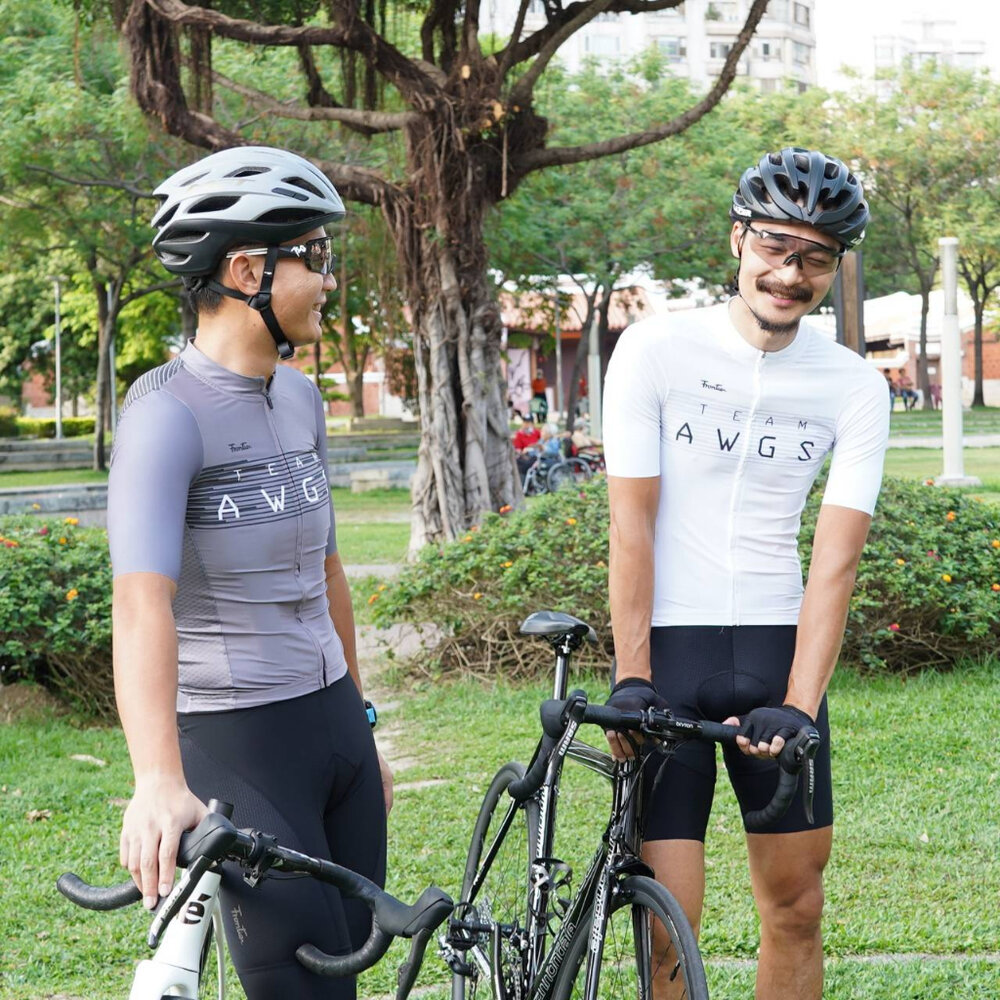 TEAM AWGS 車隊版車衣 Frontier競賽版型 快速排汗 修身 灰色肥宅版-圖片-6