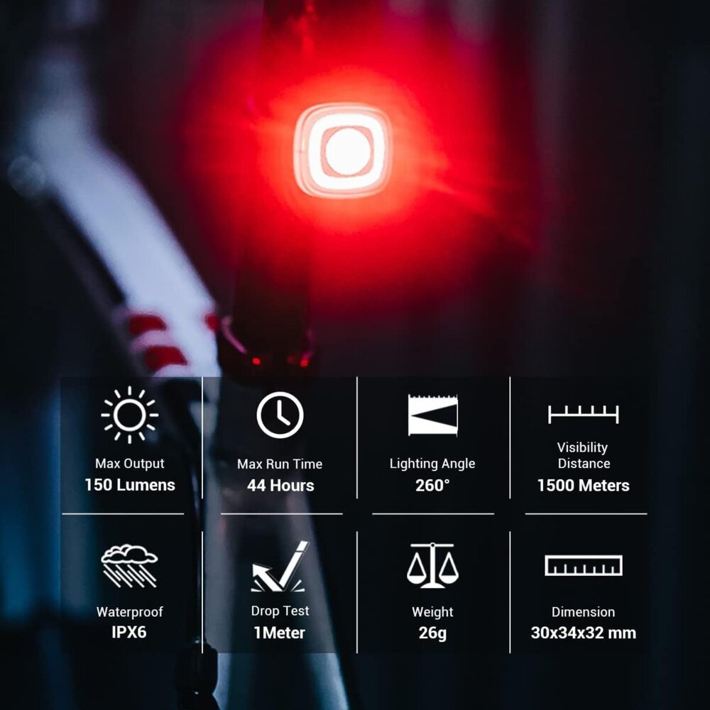 MAGICSHINE SEEMEE 150 V2.0 智慧型自行車尾燈 自行車後燈 腳踏車後燈 單車尾燈-圖片-6