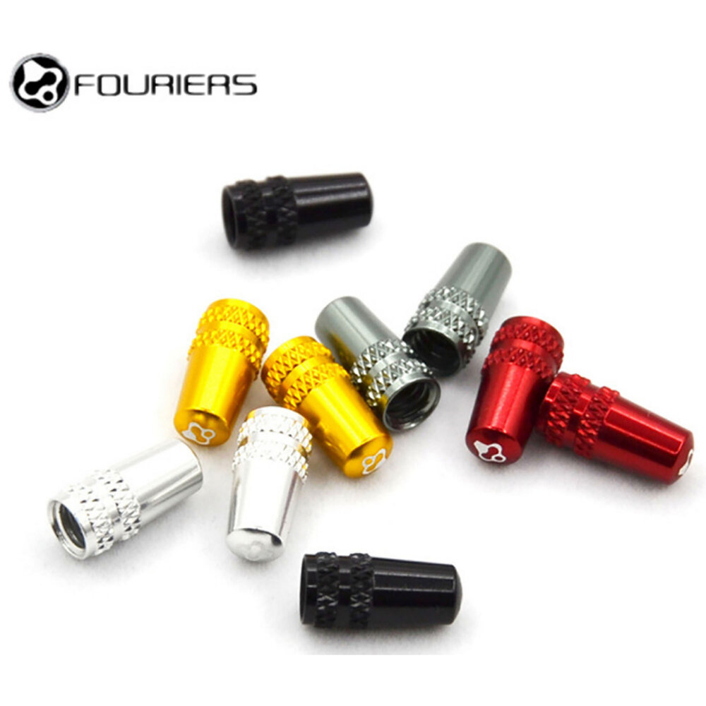 22447169417-FOURIER 氣嘴蓋 鋁合金 黑/銀/金/紅/灰VL-PE009