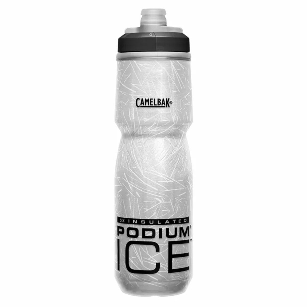 22574325575-CAMELBAK 620ml 酷冰保冷噴射水瓶  Podium ICE 5x 經典黑