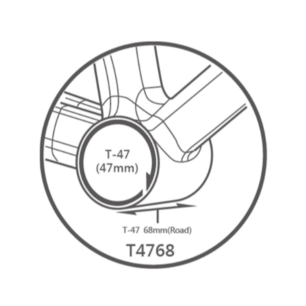 Tripeak T47/68MM 三合一BB SHIMANO DUB 3D+ 大盤適用 陶瓷/鋼珠 培林-圖片-2