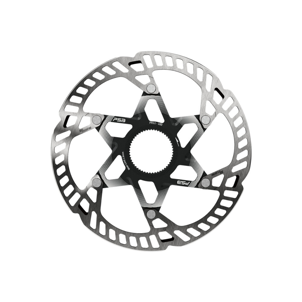 24547454157-PSB PR11 3D浮動碟盤 中鎖鎖蓋 自行車碟盤 中鎖碟盤 輕量化碟盤