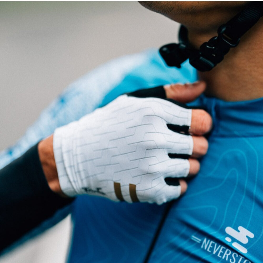 出清 FRONTIER 型格半指手套 白金 Trends Mitts-圖片-4