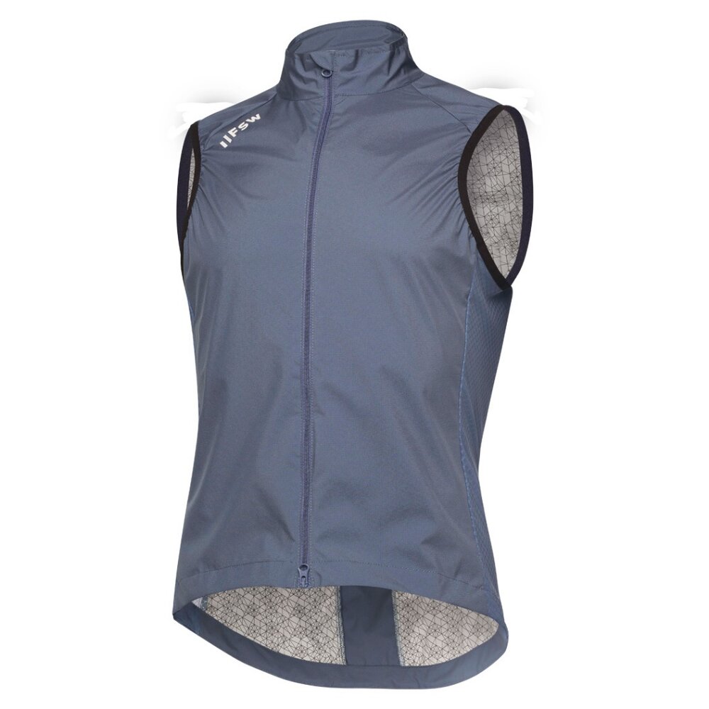 25952001436-出清 Frontier Mistral Vest 防風輕量男背心 (藍S)