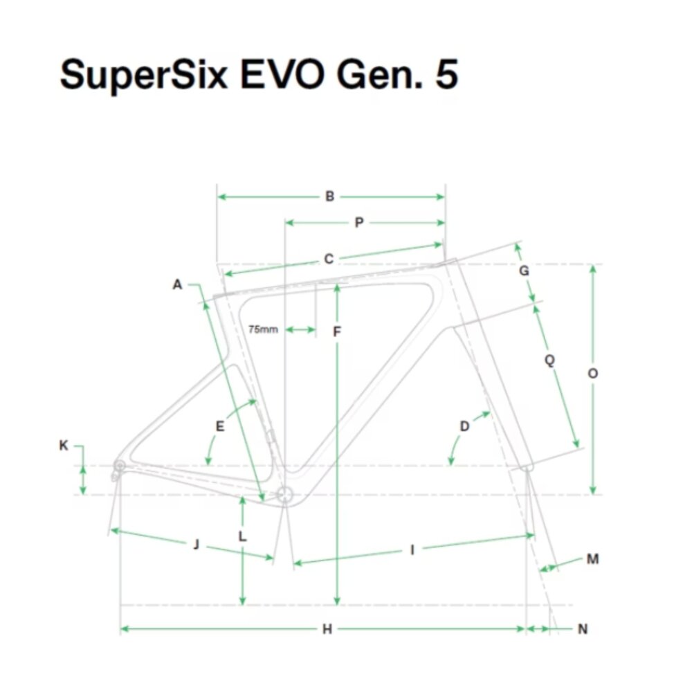 2026 Cannondale SuperSix Gen5 EVO 碳纖維車架組 白色52-圖片-4