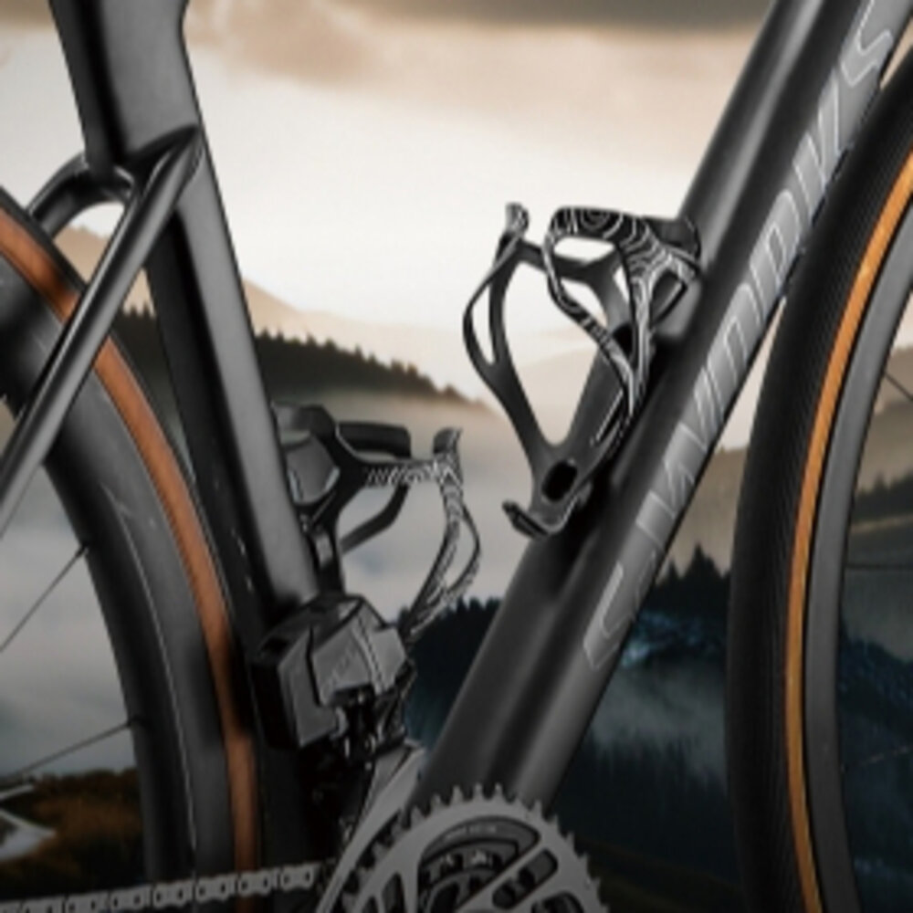 CICLOVATION 碳纖維水壺架 極簡主義 地形圖 超輕 公路車水壺架-圖片-3