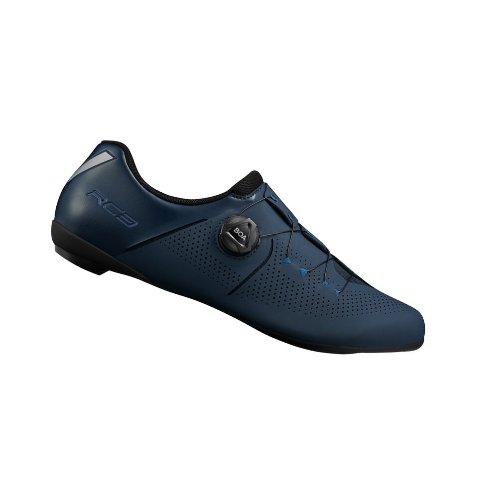 27893699702-SHIMANO RC302 公路車鞋 動力鞋楦 寬版 卡鞋 海軍藍