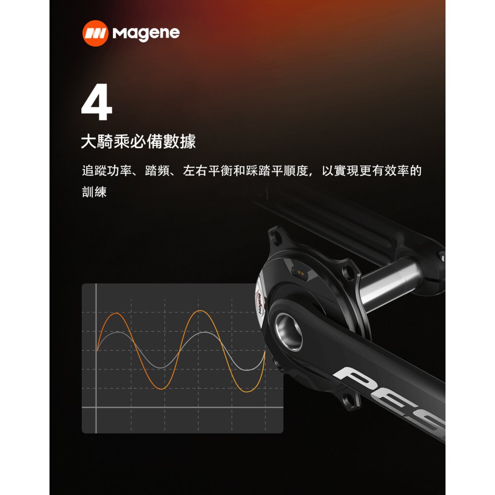 MAGENE 邁金 PES-P515 功率計 可優惠加購齒片-圖片-12