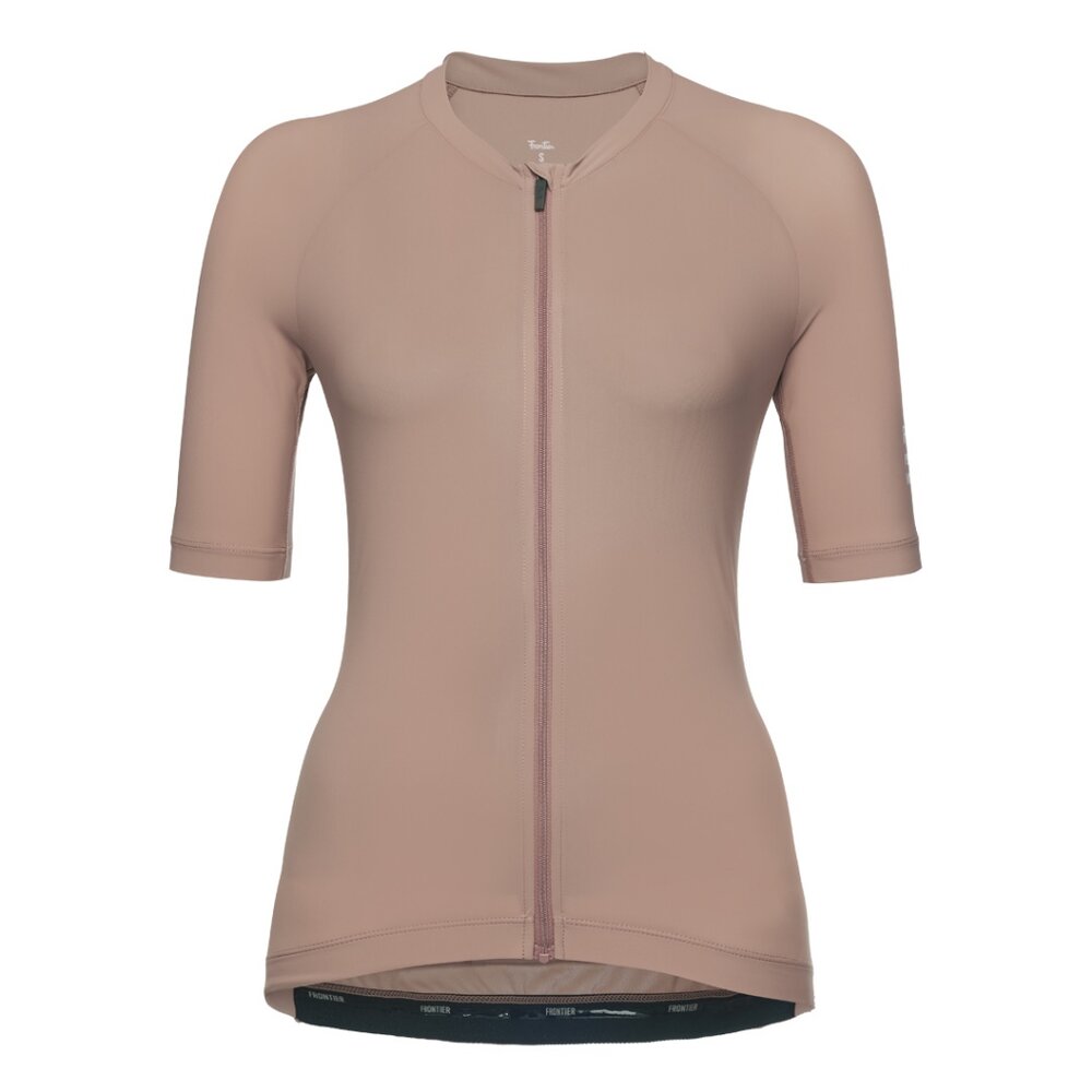 出清 Frontier NERVE TRAINING Jersey 運動版女款車衣 (珊瑚粉)-圖片-2