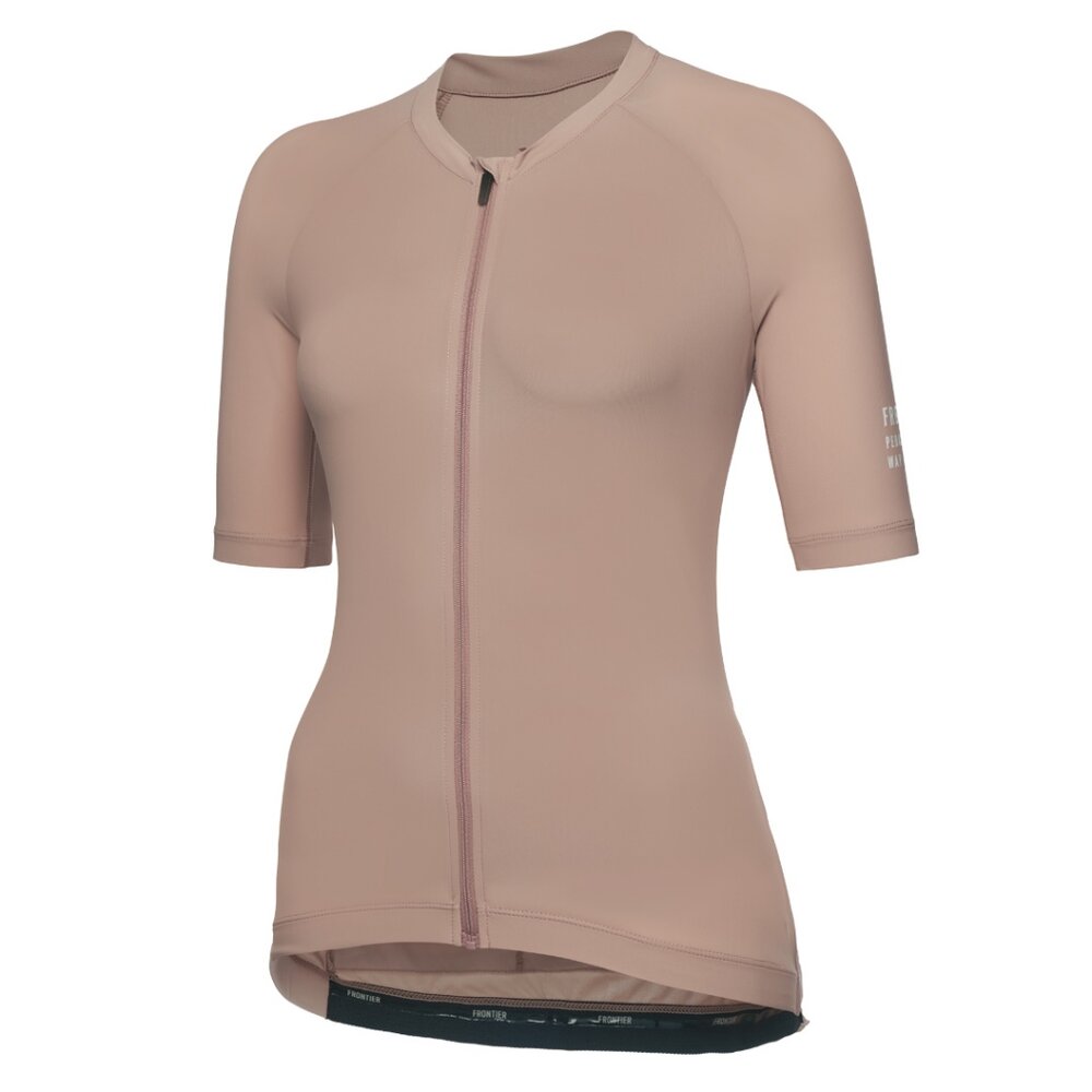 29826863948-出清 Frontier NERVE TRAINING Jersey 運動版女款車衣 (珊瑚粉)