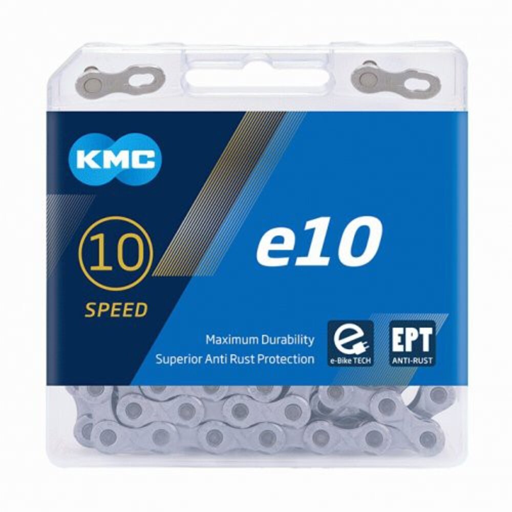 KMC e10 eBike10速鏈條 盒裝(銀、EPT防鏽)-圖片-3